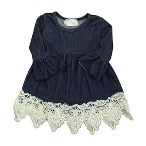 Beau & Belle Girls Blue | Ivory Dress size: 18 Months